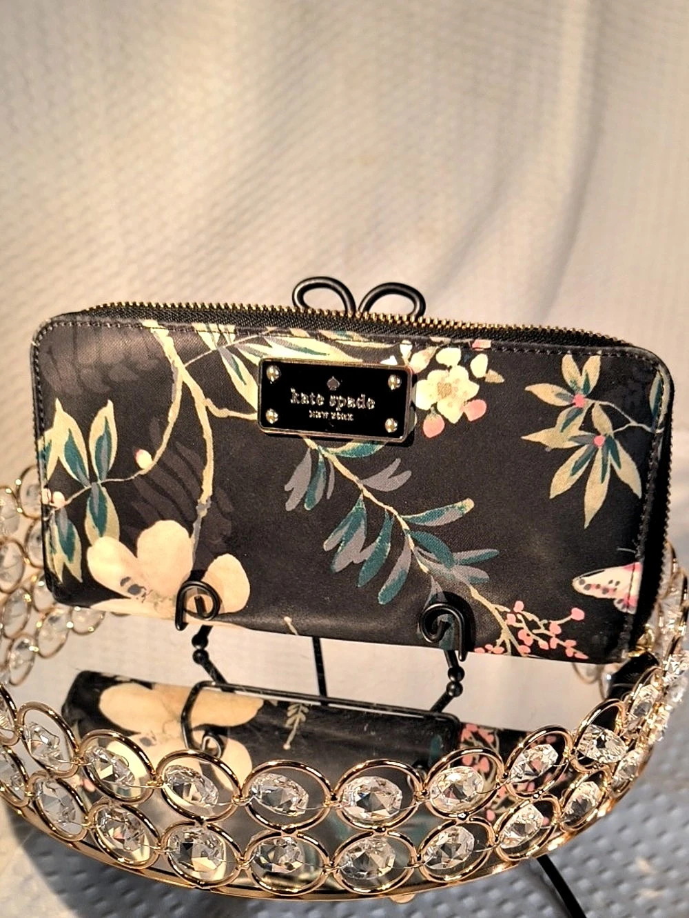 Kate Spade New York Wilson Road Botanical Neda Floral Nylon Wallet